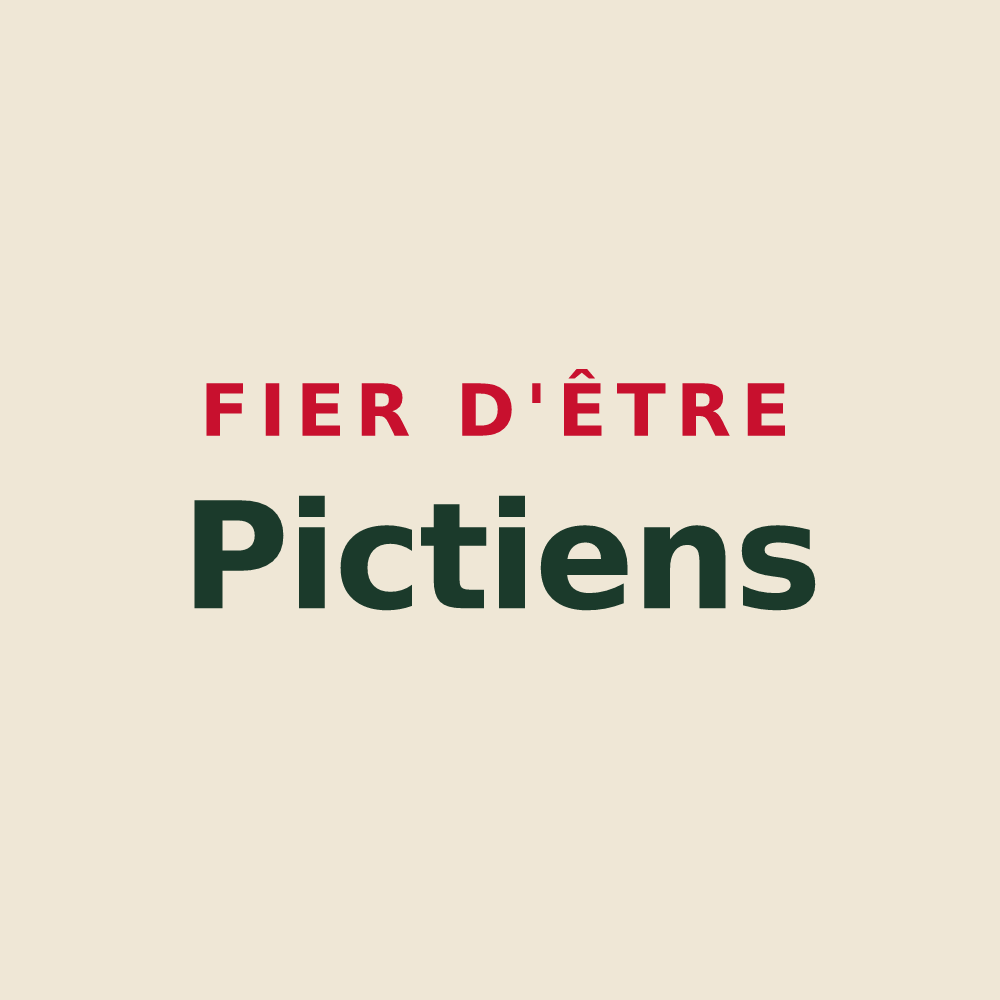 Tote bag « Fier d'être Pictiens » — design pour Poil