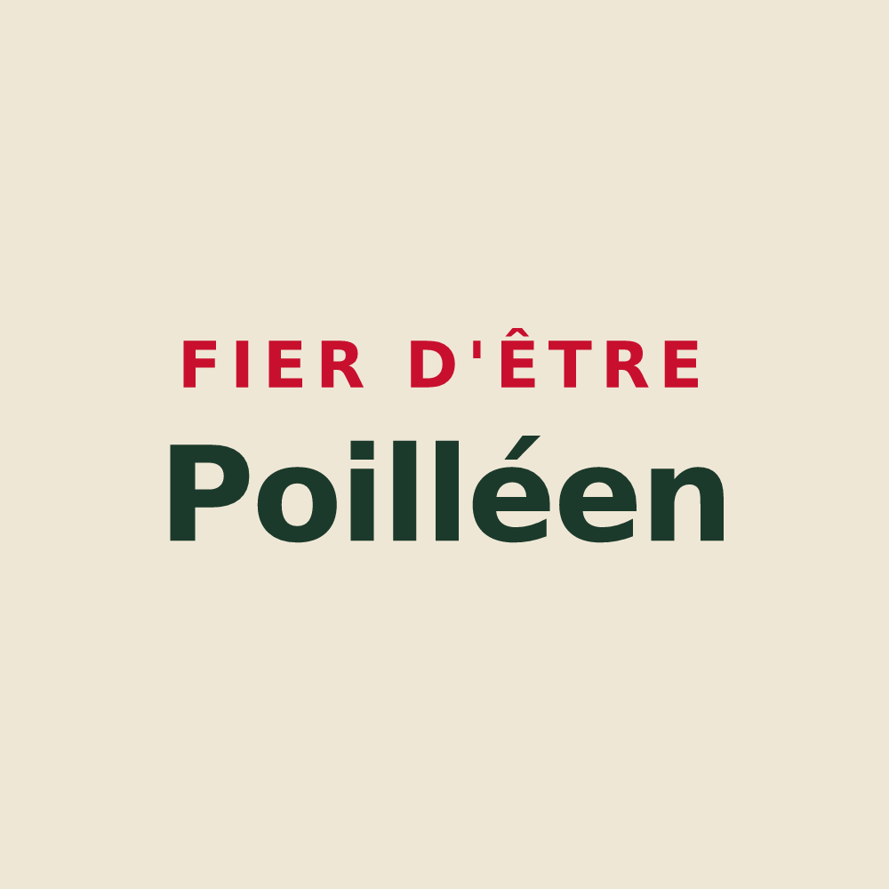 Tote bag « Fier d'être Poilléen » — design pour Poillé-sur-Vègre