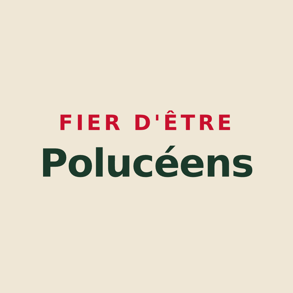 Tote bag « Fier d'être Polucéens » — design pour Poilley