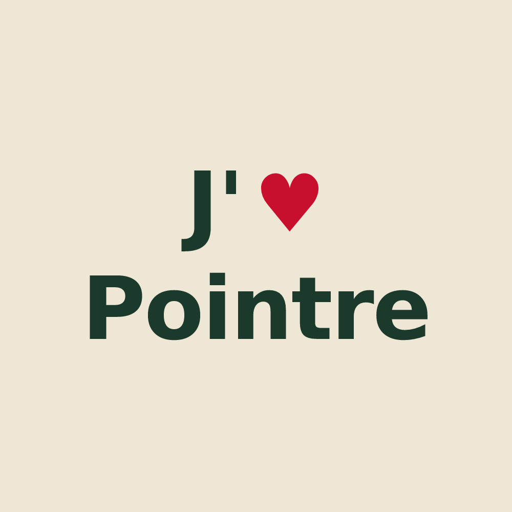 Tote bag personnalisé Pointre — design J'aime Pointre