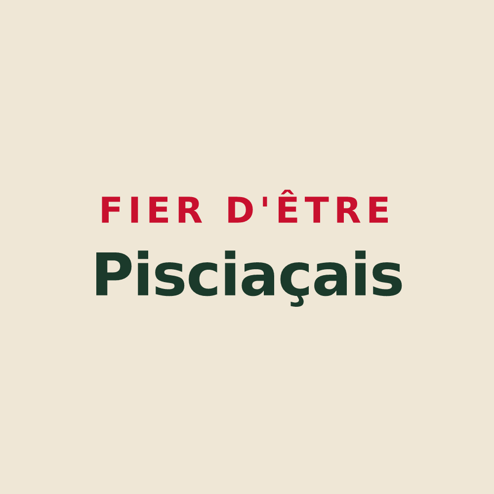 Tote bag « Fier d'être Pisciaçais » — design pour Poissy