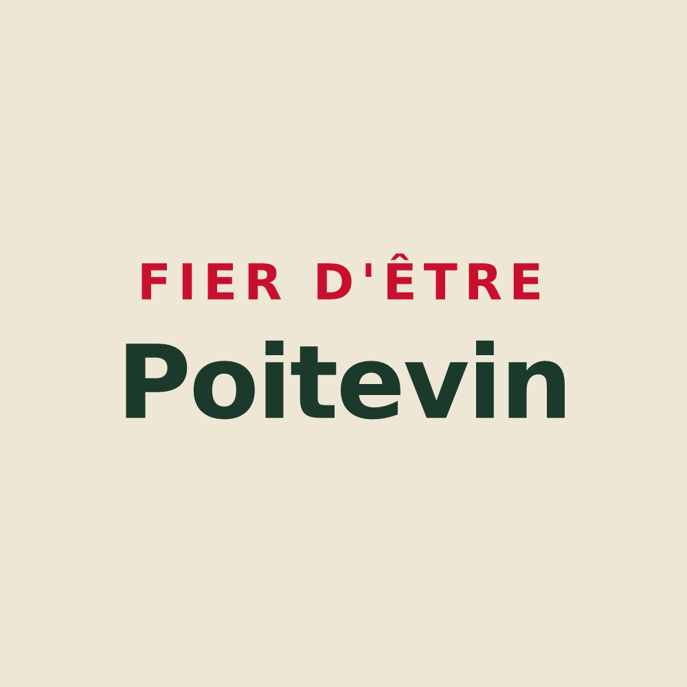Tote bag « Fier d'être Poitevin » — design pour Poitiers
