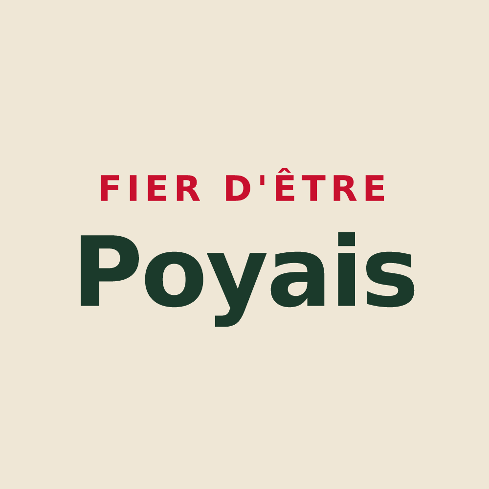 Tote bag « Fier d'être Poyais » — design pour Poix-de-Picardie
