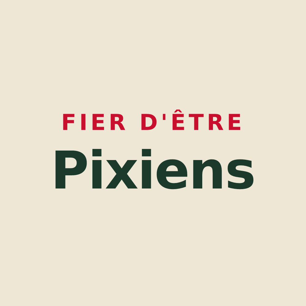 Tote bag « Fier d'être Pixiens » — design pour Poix-Terron