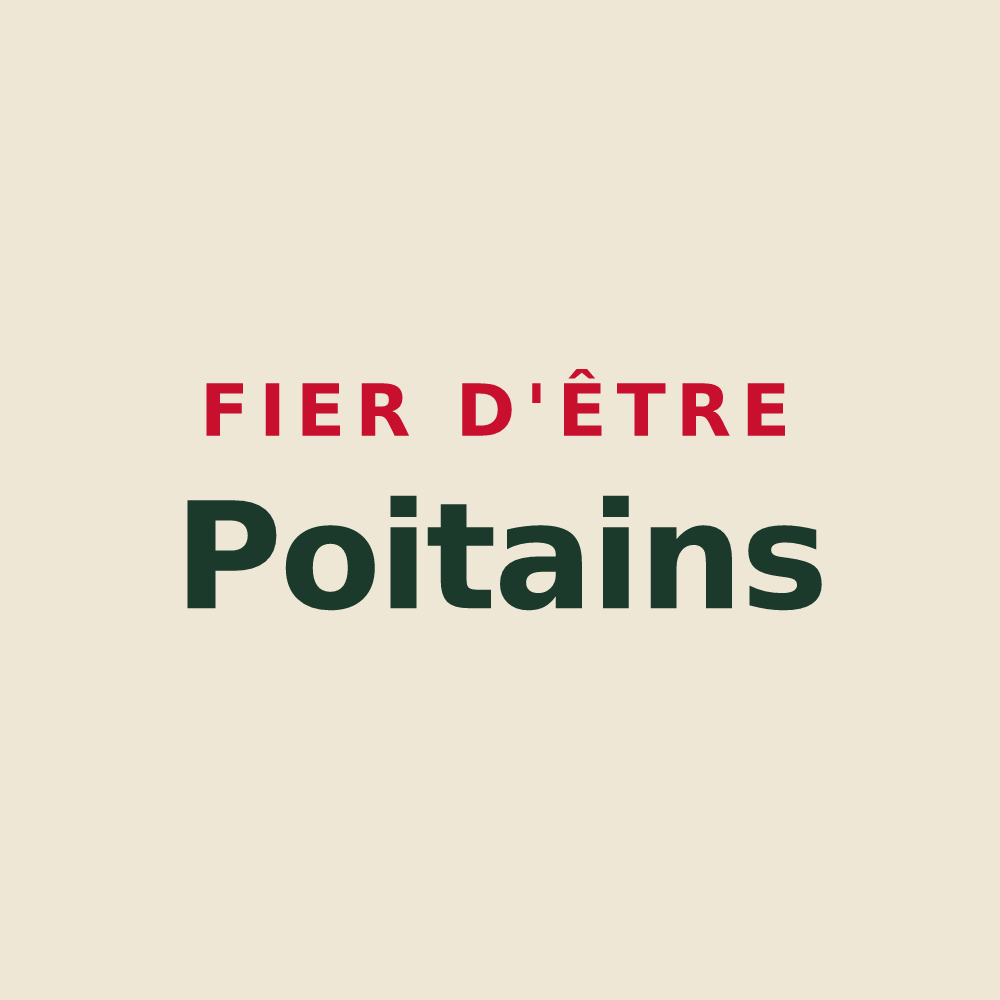 Tote bag « Fier d'être Poitains » — design pour Poix