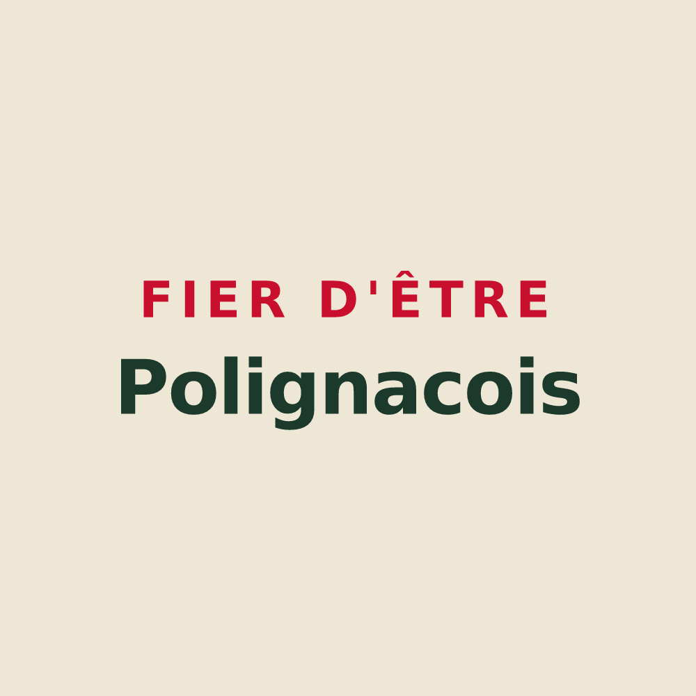Tote bag « Fier d'être Polignacois » — design pour Polignac