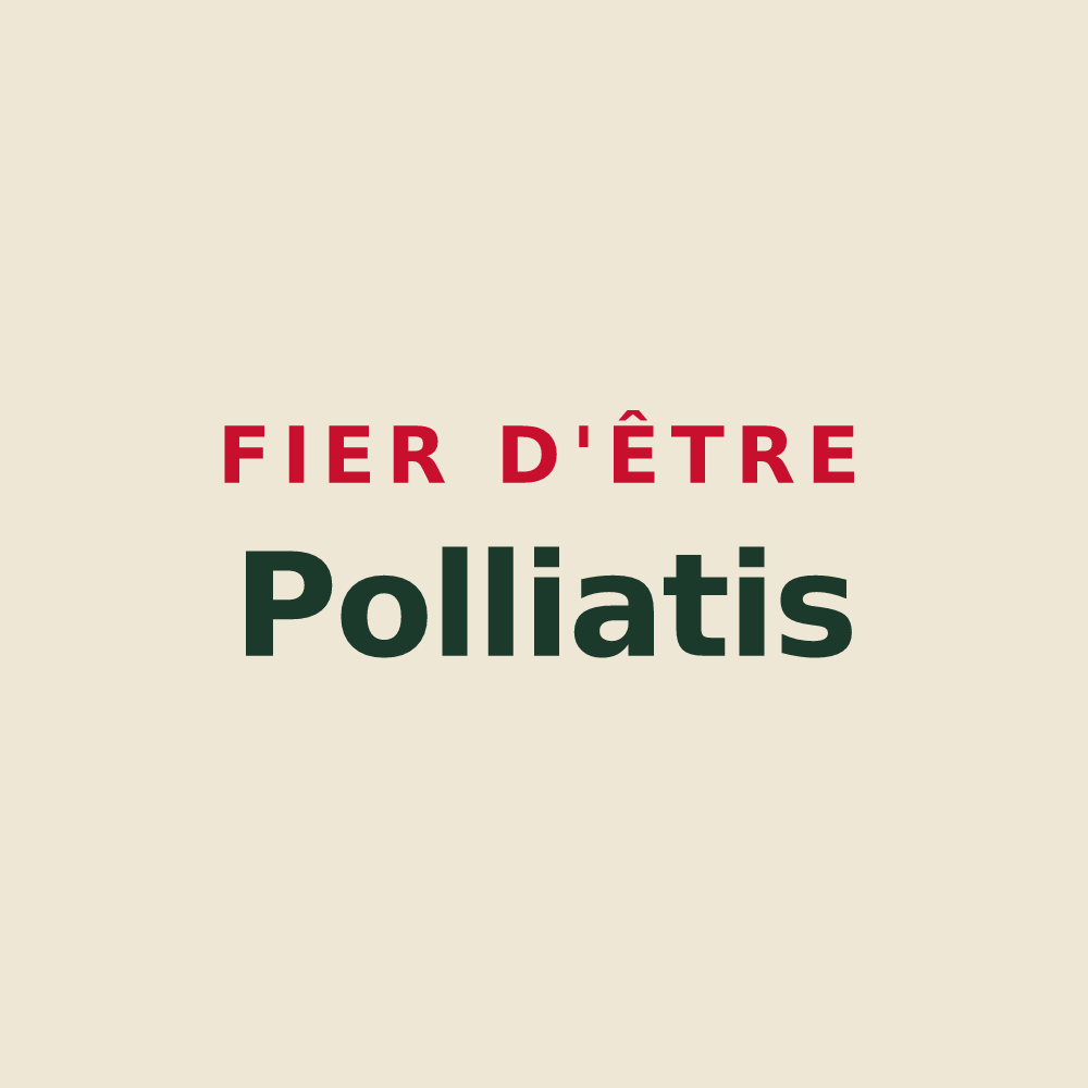 Tote bag « Fier d'être Polliatis » — design pour Polliat