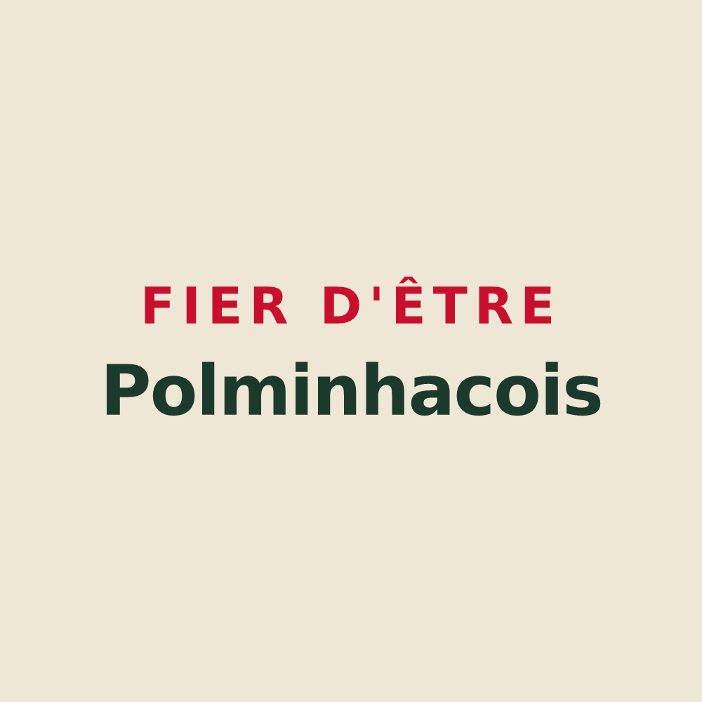 Tote bag « Fier d'être Polminhacois » — design pour Polminhac