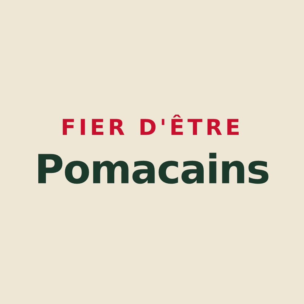 Tote bag « Fier d'être Pomacains » — design pour Pomacle