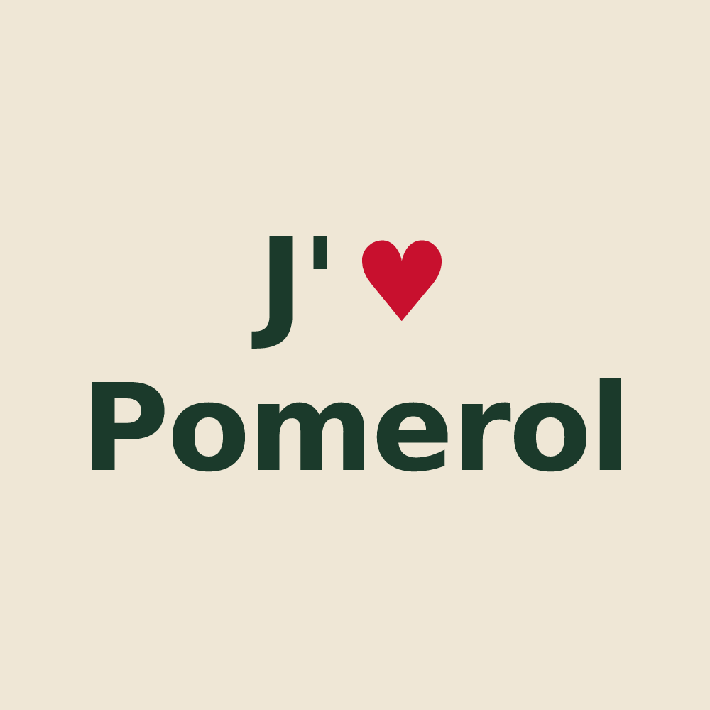 Tote bag personnalisé Pomerol — design J'aime Pomerol