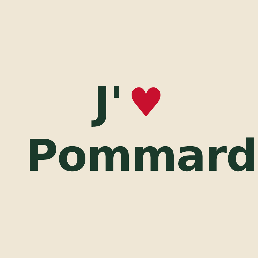 Tote bag personnalisé Pommard — design J'aime Pommard