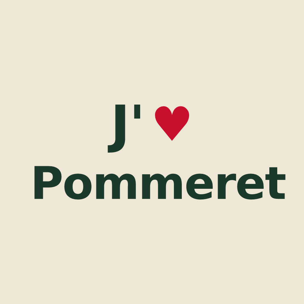 Tote bag personnalisé Pommeret — design J'aime Pommeret