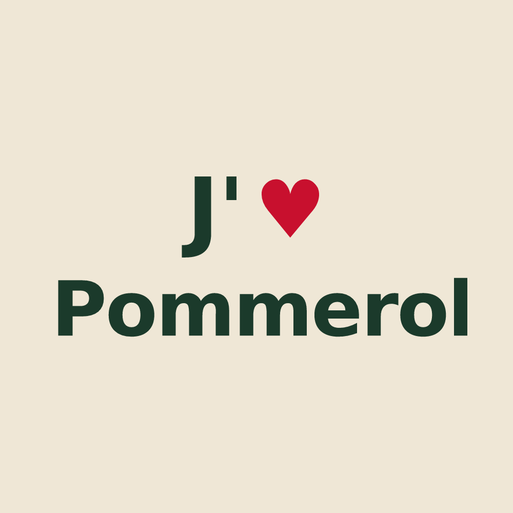 Tote bag personnalisé Pommerol — design J'aime Pommerol