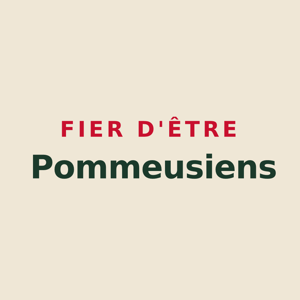 Tote bag « Fier d'être Pommeusiens » — design pour Pommeuse