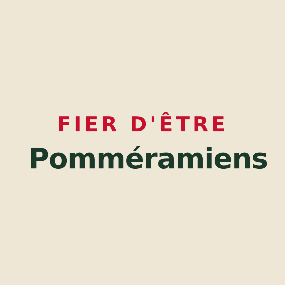 Tote bag « Fier d'être Pomméramiens » — design pour Pommiers