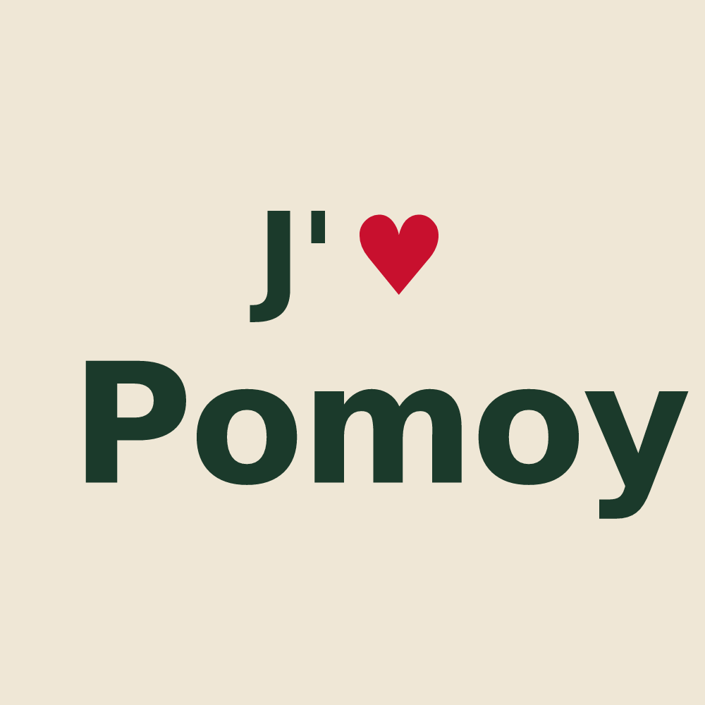 Tote bag personnalisé Pomoy — design J'aime Pomoy