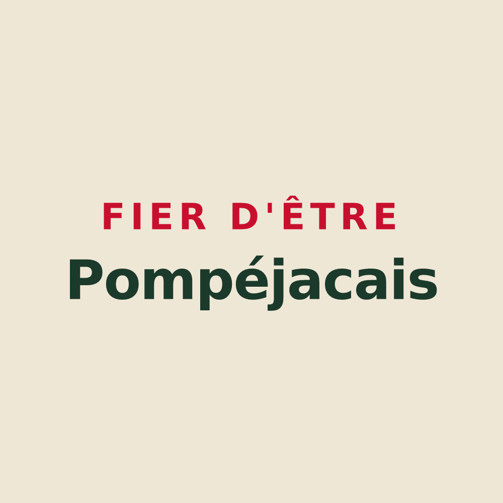 Tote bag « Fier d'être Pompéjacais » — design pour Pompéjac