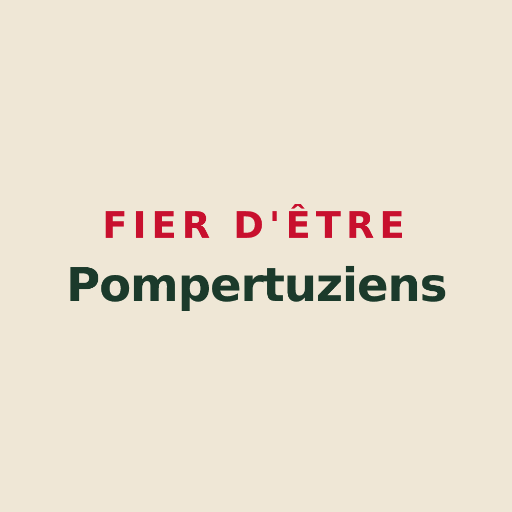 Tote bag « Fier d'être Pompertuziens » — design pour Pompertuzat