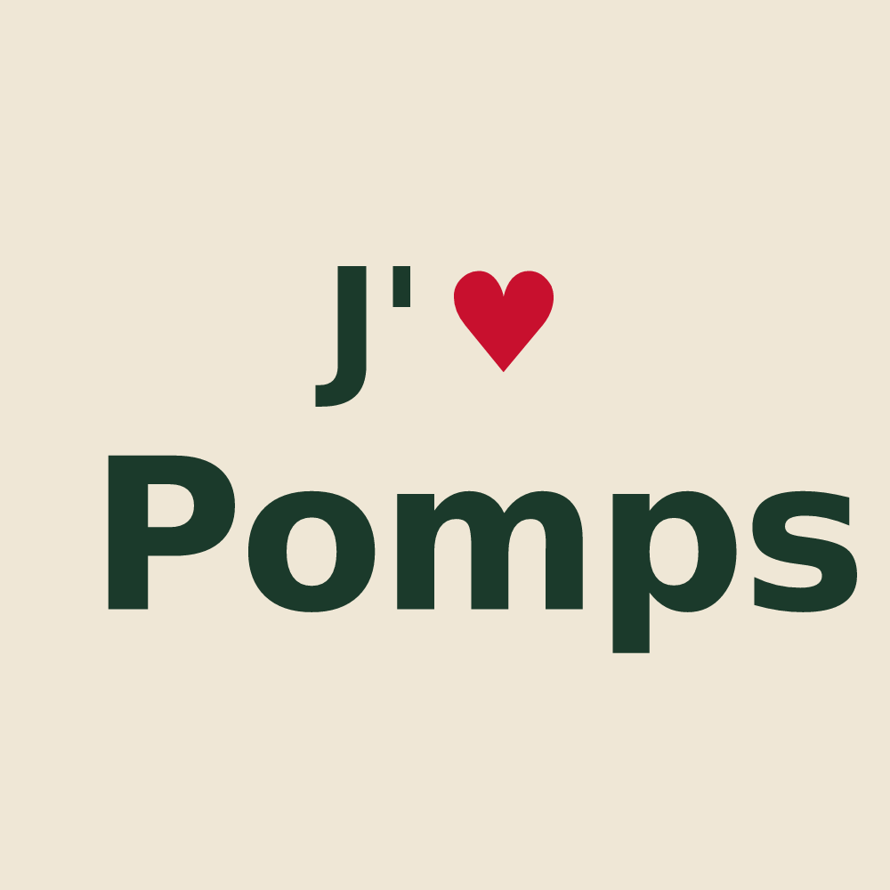 Tote bag personnalisé Pomps — design J'aime Pomps