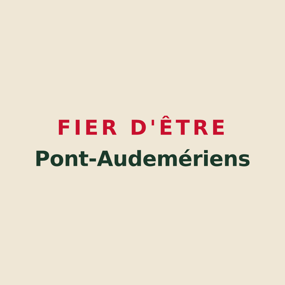 Tote bag « Fier d'être Pont-Audemériens » — design pour Pont-Audemer