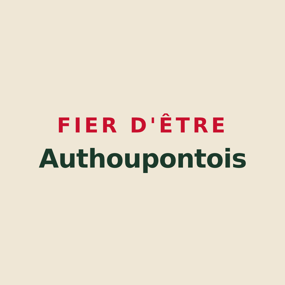 Tote bag « Fier d'être Authoupontois » — design pour Pont-Authou