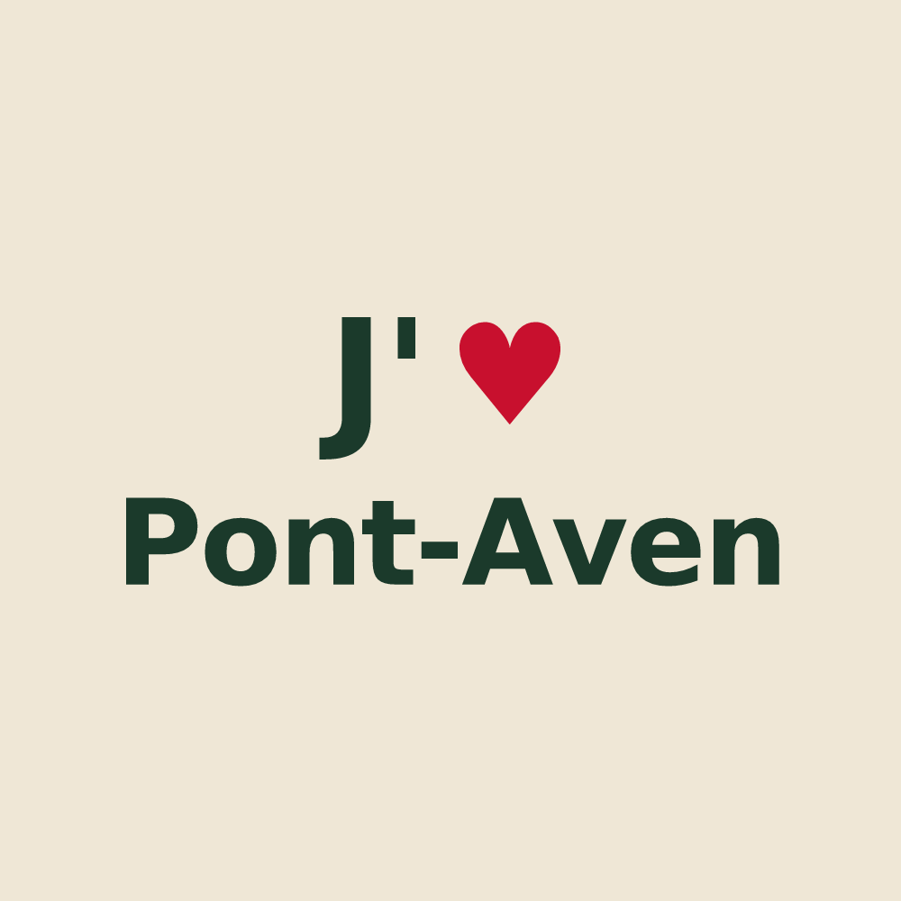 Tote bag personnalisé Pont-Aven — design J'aime Pont-Aven