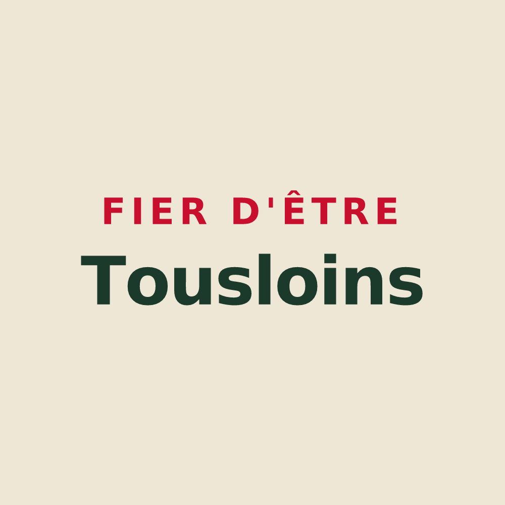 Tote bag « Fier d'être Tousloins » — design pour Pont-Bellanger
