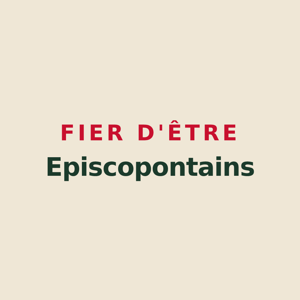 Tote bag « Fier d'être Episcopontains » — design pour Pont-Évêque