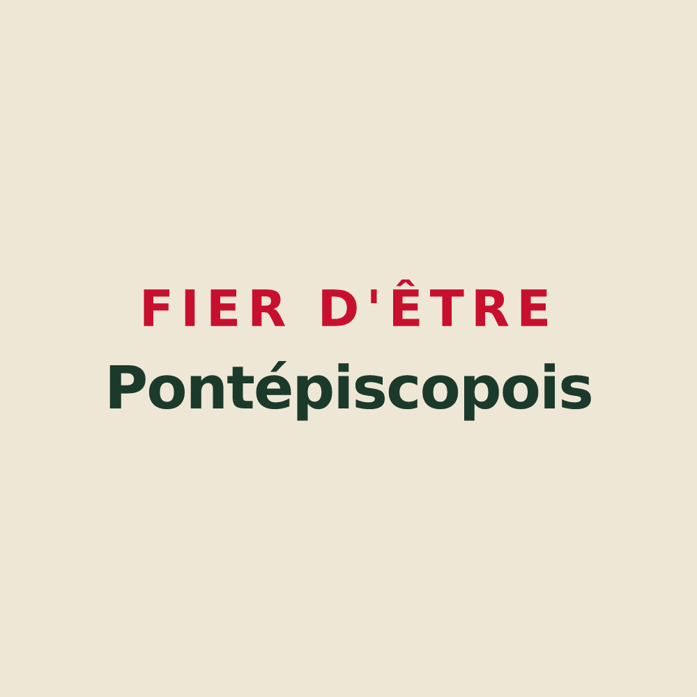 Tote bag « Fier d'être Pontépiscopois » — design pour Pont-l'Évêque