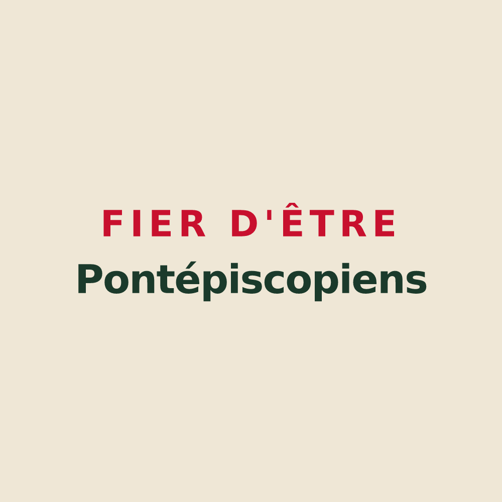 Tote bag « Fier d'être Pontépiscopiens » — design pour Pont-l'Évêque