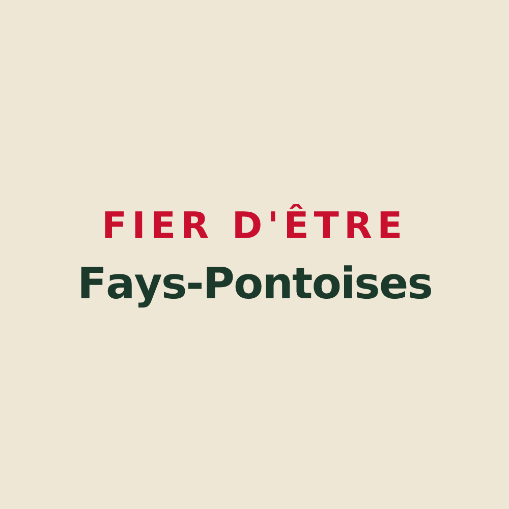 Tote bag « Fier d'être Fays-Pontoises » — design pour Pont-lès-Bonfays