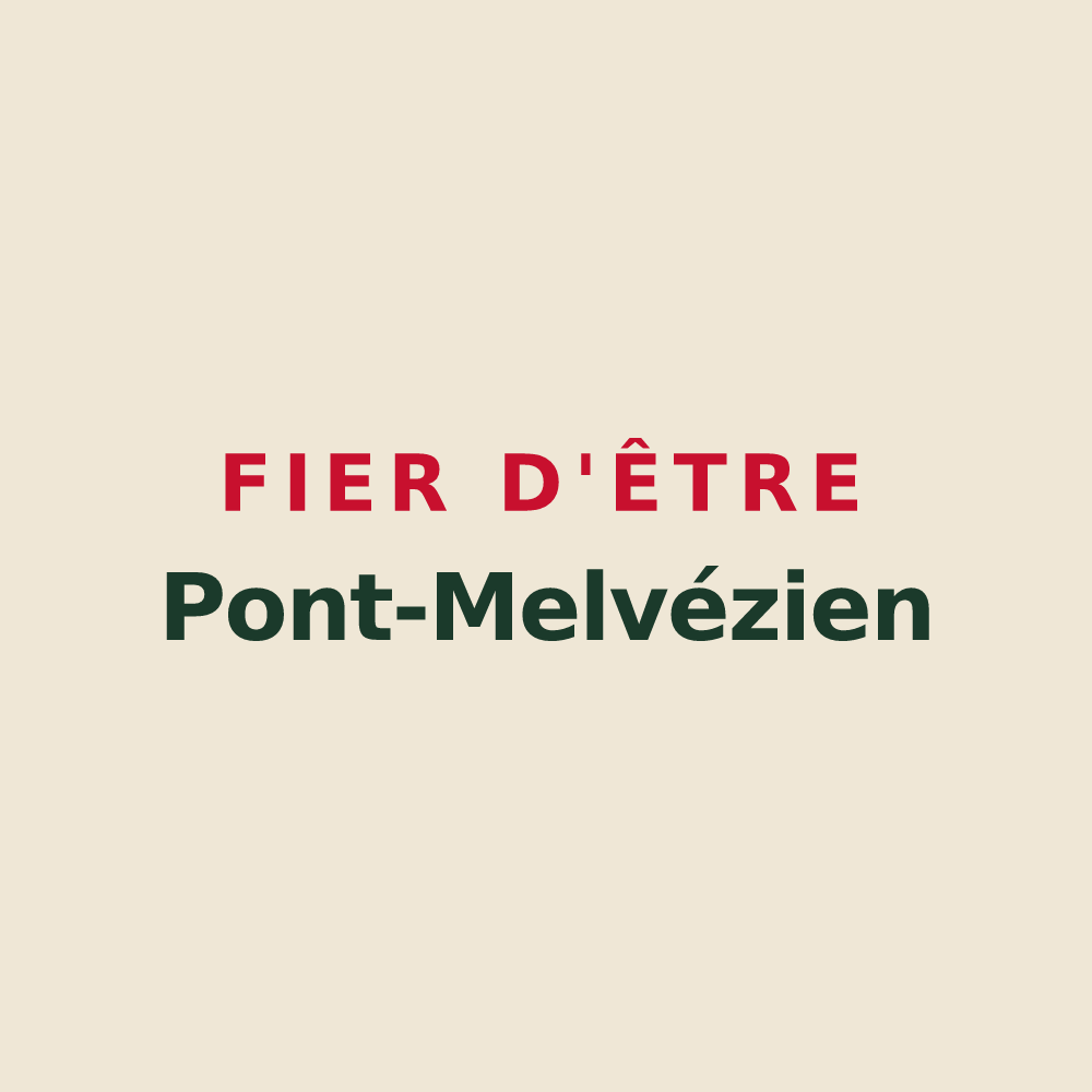 Tote bag « Fier d'être Pont-Melvézien » — design pour Pont-Melvez