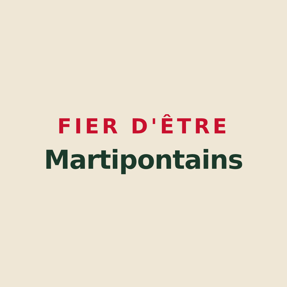 Tote bag « Fier d'être Martipontains » — design pour Pont-Saint-Martin