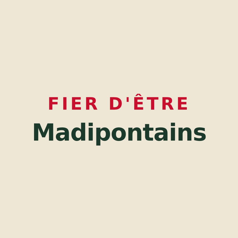 Tote bag « Fier d'être Madipontains » — design pour Pont-sur-Madon