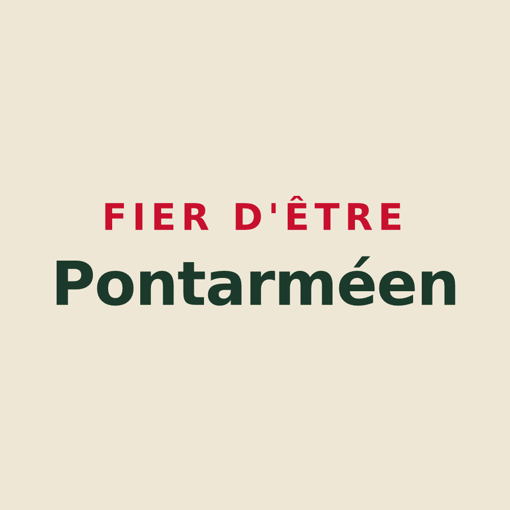 Tote bag « Fier d'être Pontarméen » — design pour Pontarmé