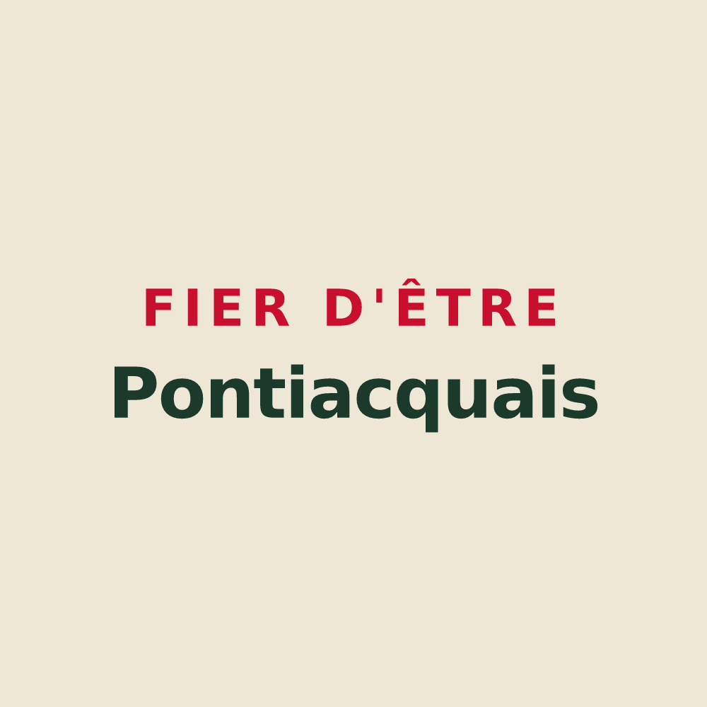 Tote bag « Fier d'être Pontiacquais » — design pour Pontiacq-Viellepinte