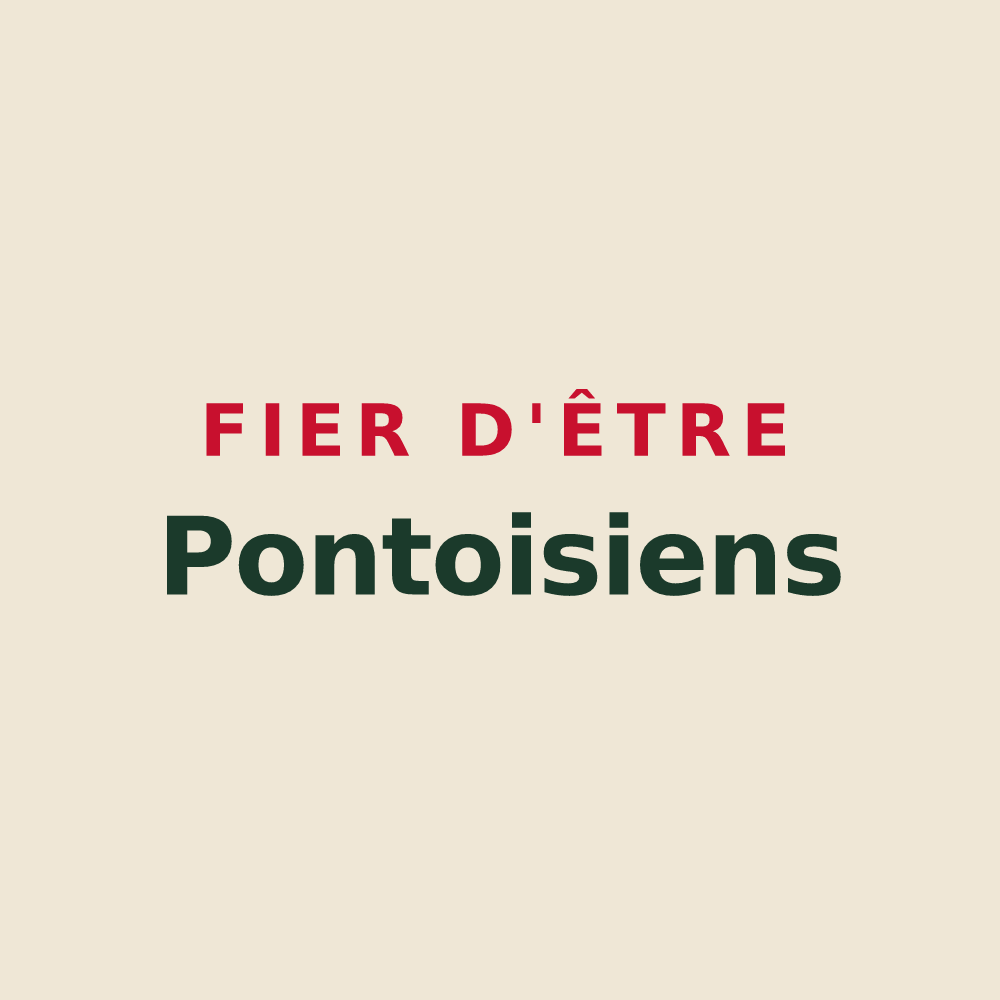 Tote bag « Fier d'être Pontoisiens » — design pour Pontoise