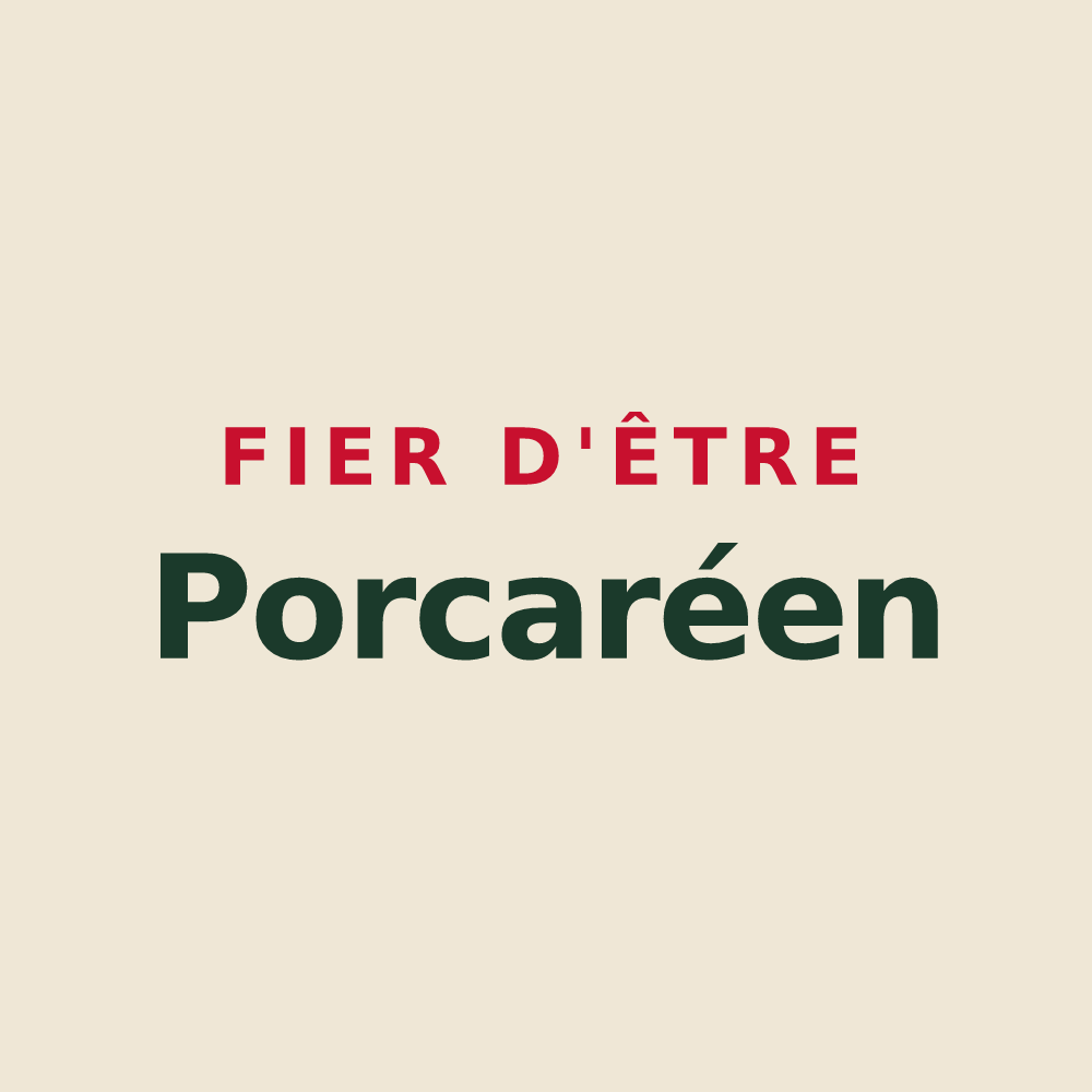 Tote bag « Fier d'être Porcaréen » — design pour Porcaro