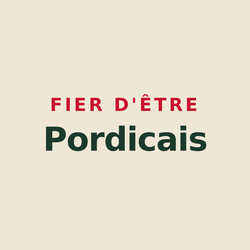 Tote bag « Fier d'être Pordicais » — design pour Pordic
