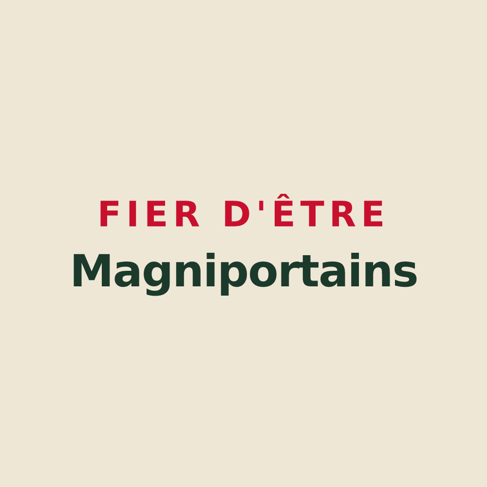 Tote bag « Fier d'être Magniportains » — design pour Port-le-Grand