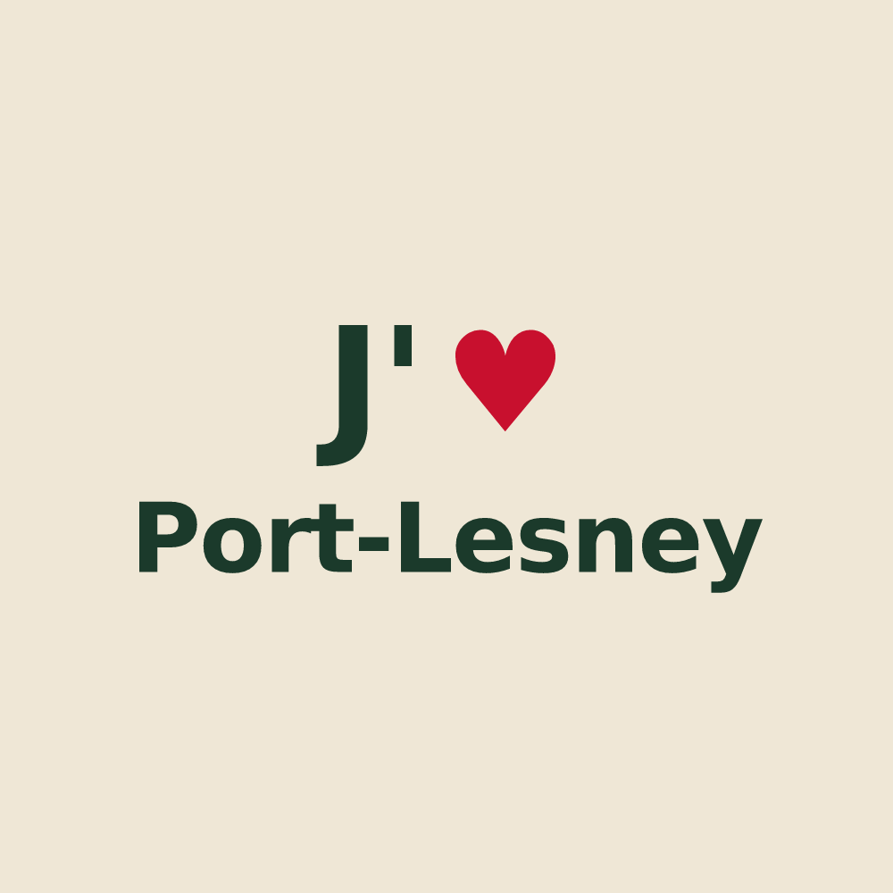Tote bag personnalisé Port-Lesney — design J'aime Port-Lesney