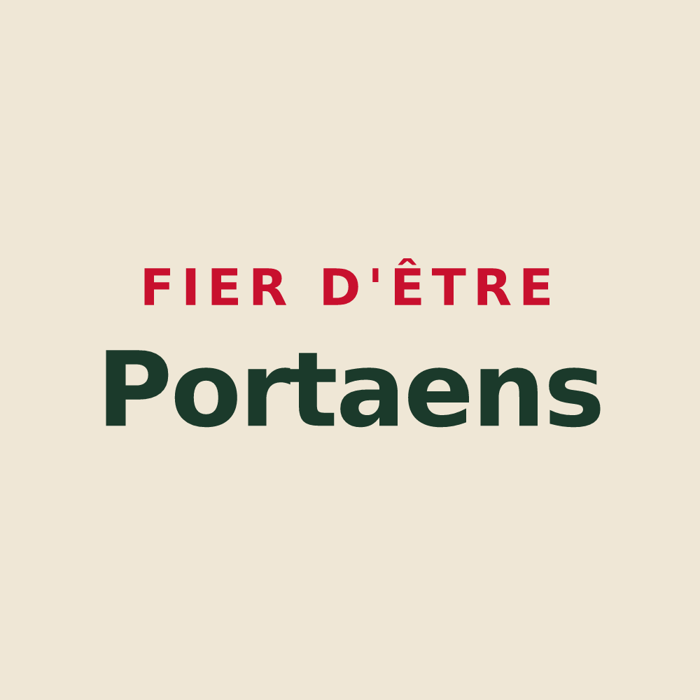 Tote bag « Fier d'être Portaens » — design pour Porta