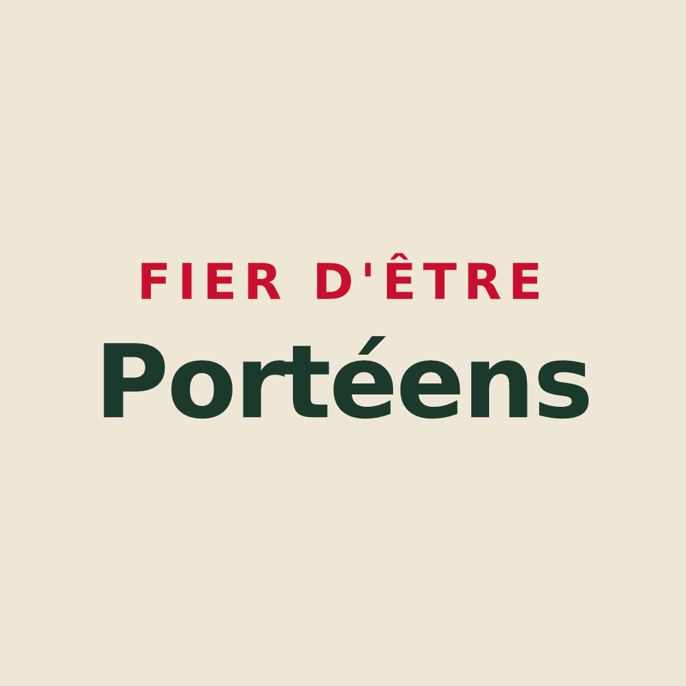 Tote bag « Fier d'être Portéens » — design pour Porté-Puymorens
