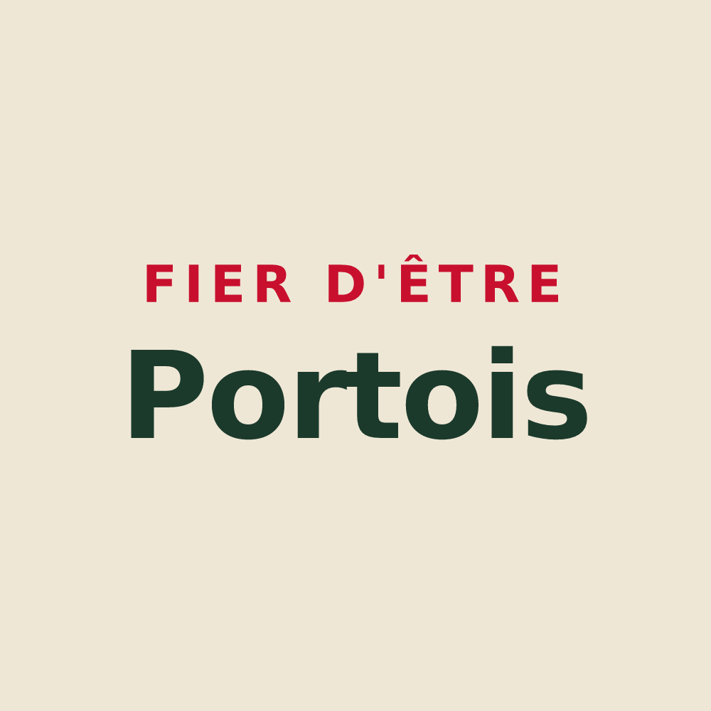 Tote bag « Fier d'être Portois » — design pour Portes-en-Valdaine
