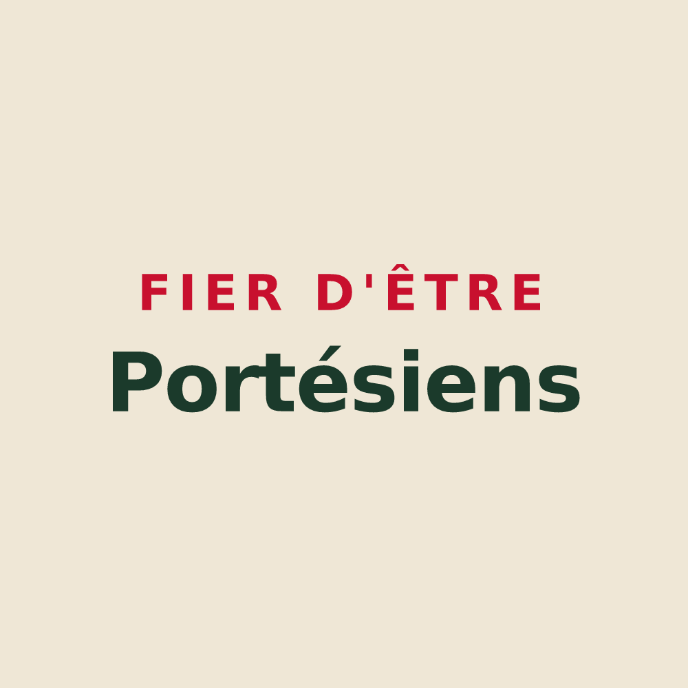 Tote bag « Fier d'être Portésiens » — design pour Portets