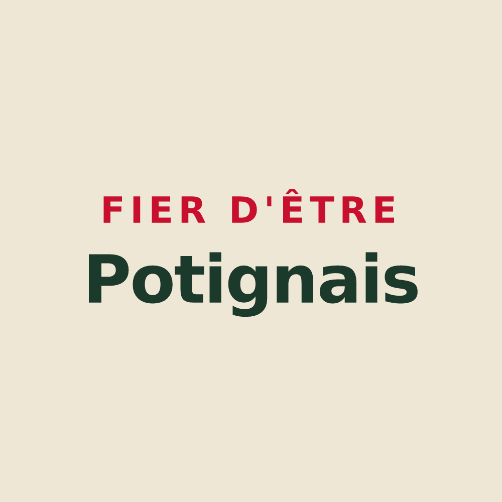 Tote bag « Fier d'être Potignais » — design pour Potigny