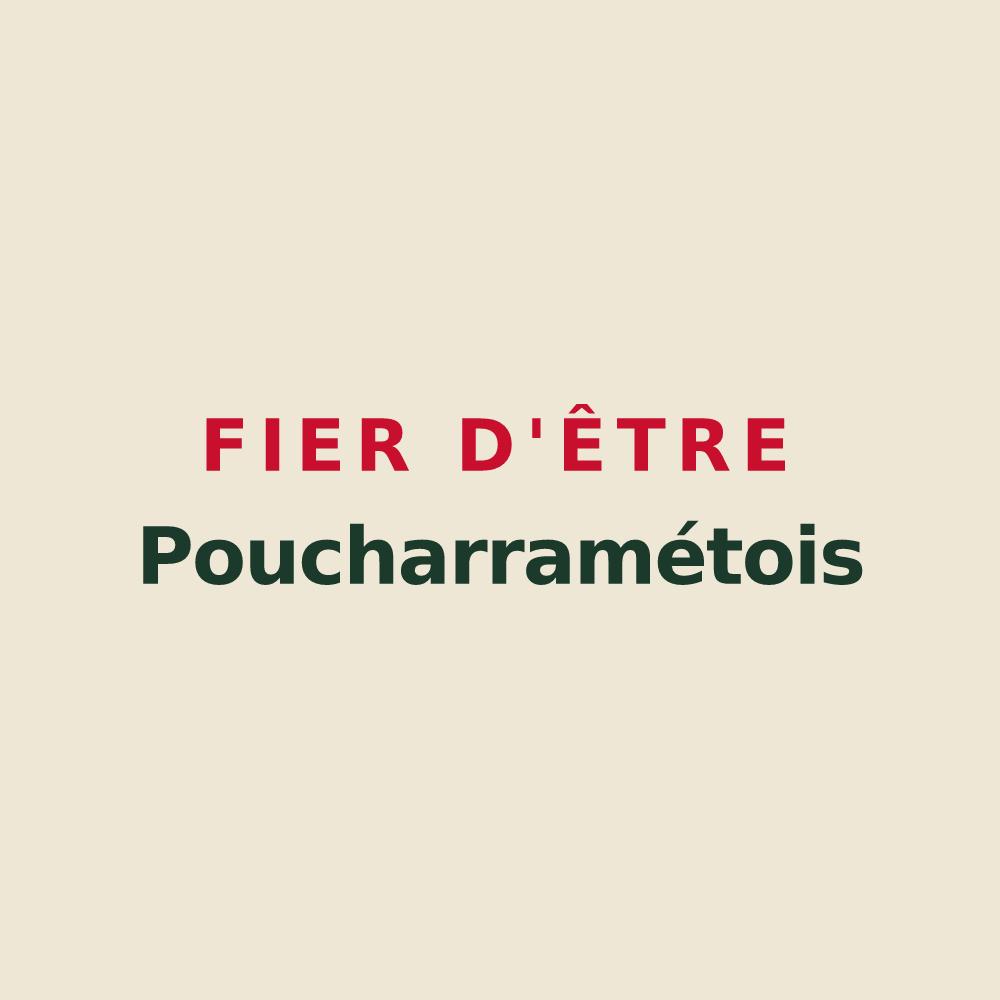 Tote bag « Fier d'être Poucharramétois » — design pour Poucharramet