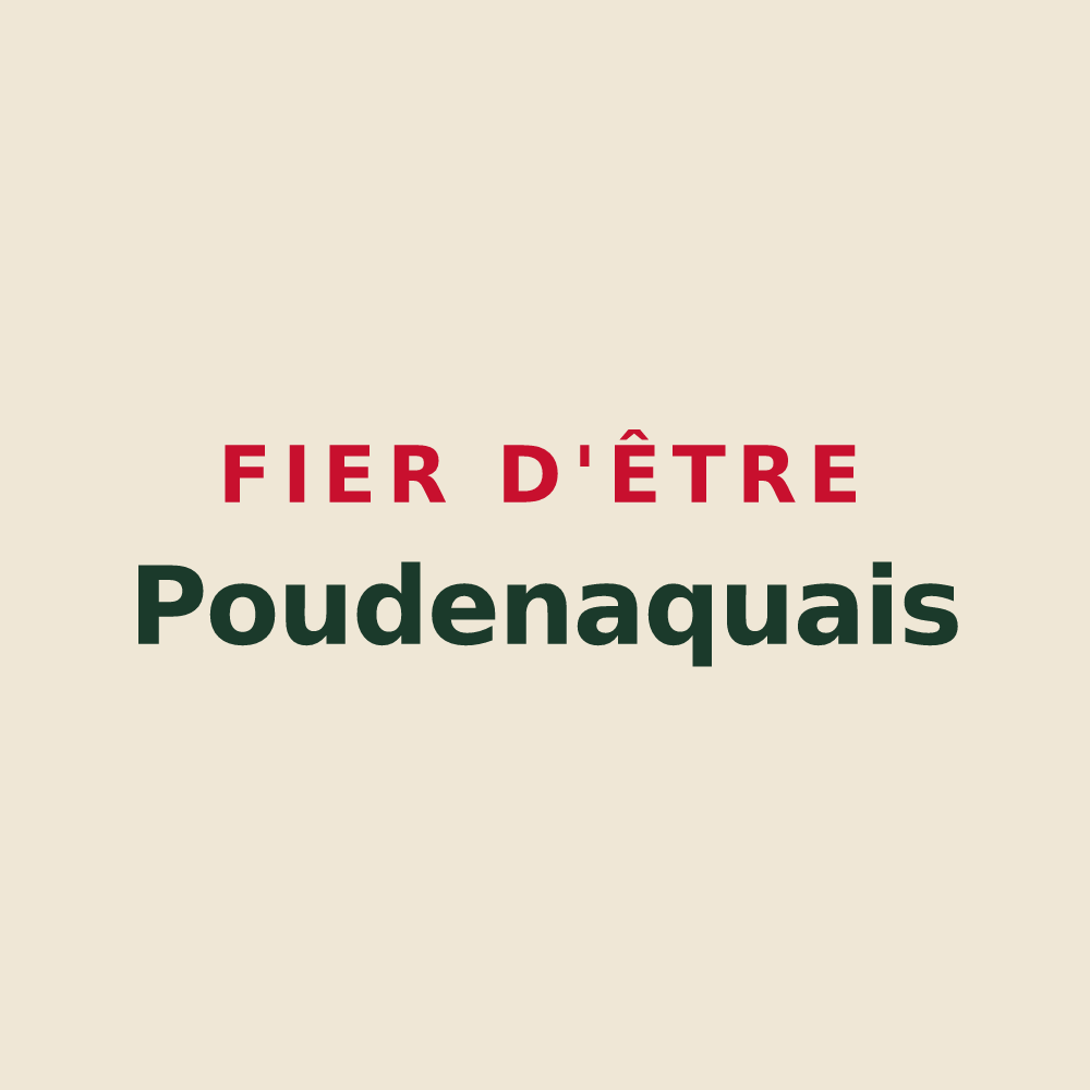 Tote bag « Fier d'être Poudenaquais » — design pour Poudenas