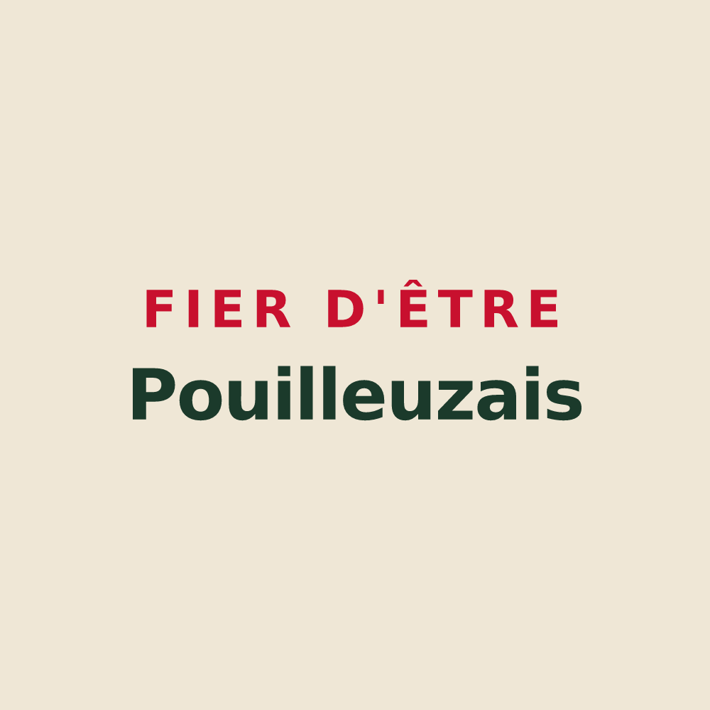 Tote bag « Fier d'être Pouilleuzais » — design pour Pouillé