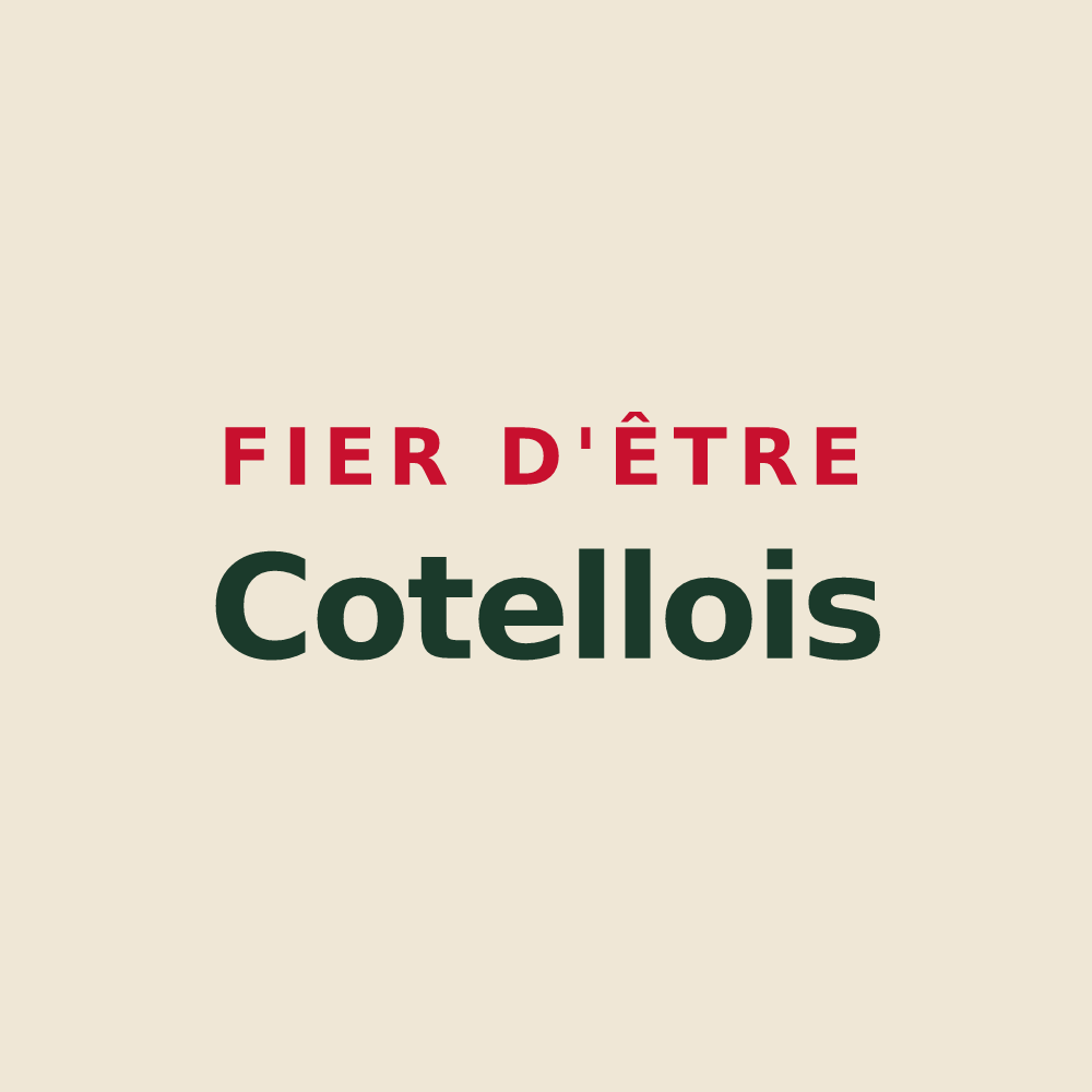 Tote bag « Fier d'être Cotellois » — design pour Pouillé-les-Côteaux